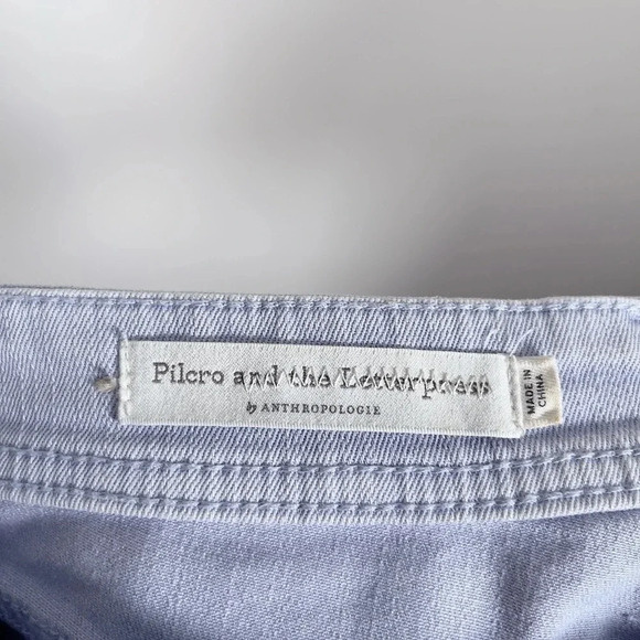 Anthropologie  Pilcro Slim Straight Cuffed Jeans - Picture 9 of 15